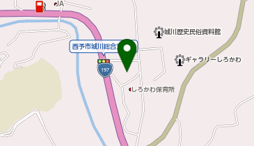 四国西予ジオミュージアムの地図画像