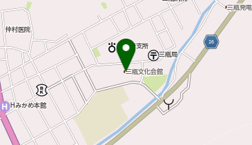 西予市三瓶文化会館の地図画像