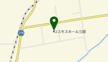 宇和島市立コスモスホール三間の地図画像