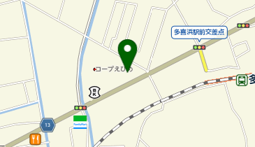 JAえひめ未来川東支所の地図画像