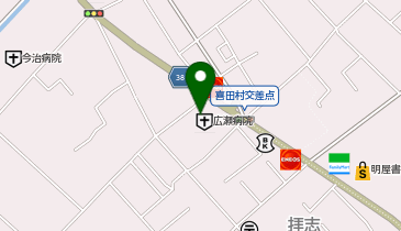 陽成会広瀬病院の地図画像