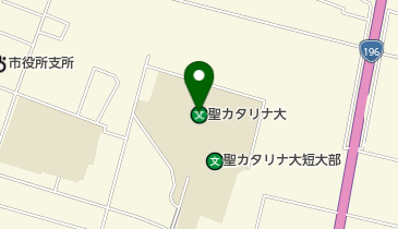 私立聖カタリナ大学の地図画像