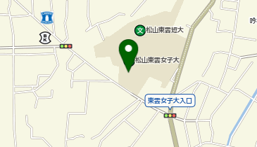 私立松山東雲短期大学の地図画像