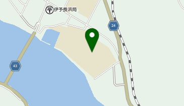 大洲市立長浜中学校の地図画像