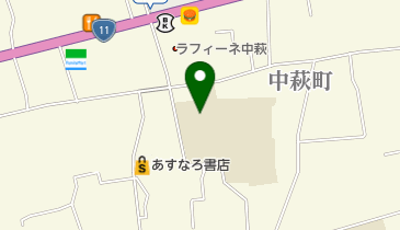 新居浜市立中萩小学校の地図画像