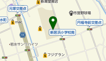 新居浜市立新居浜小学校の地図画像