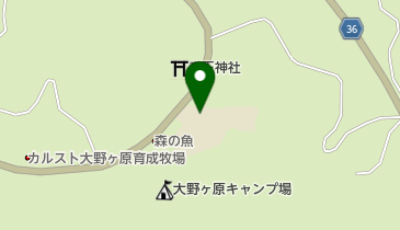 西予市立大野ケ原小学校の地図画像