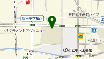 松山市立新玉小学校の地図画像