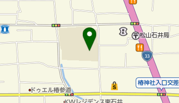 松山市立石井小学校の地図画像