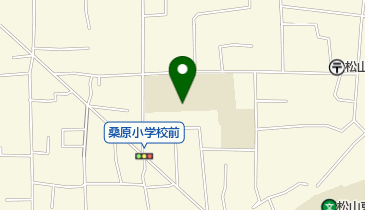 松山市立桑原小学校の地図画像