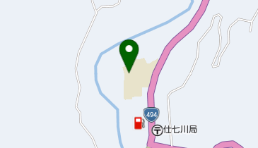 久万高原町立仕七川小学校の地図画像