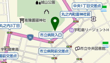 愛和聖母幼稚園の地図画像