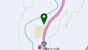 久万高原町立仕七川幼稚園の地図画像