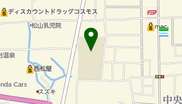 愛媛県立松山盲学校の地図画像