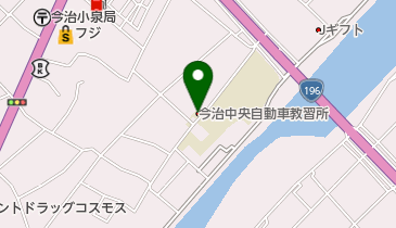 今治中央自動車教習所の地図画像