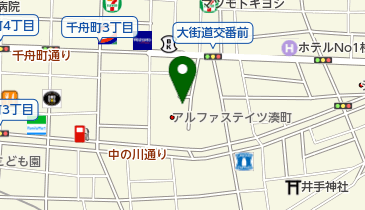 河原外語観光・製菓専門学校の地図画像