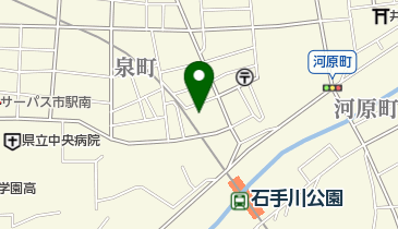 松山看護専門学校の地図画像