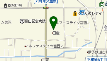 専門学校日産愛媛自動車大学校の地図画像