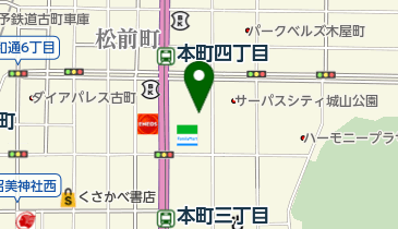 四国医療技術専門学校の地図画像
