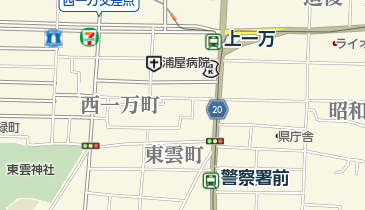 東雲保育園の地図画像