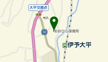 おおひら保育所の地図画像