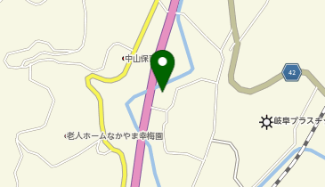 伊予市立中山認定こども園の地図画像