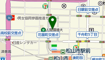 松山美術学院の地図画像