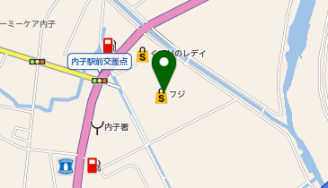 フジ内子店の地図画像