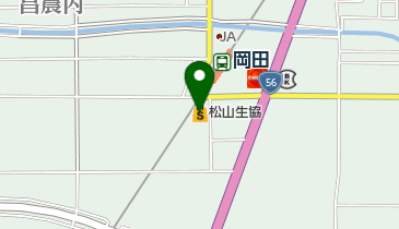 松山生協岡田店の地図画像