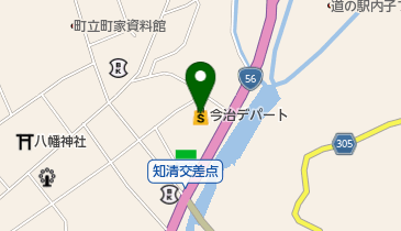 今治デパートショッパーズ内子店の地図画像