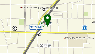松山生協余土店の地図画像