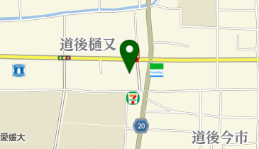 SUPER ABC道後樋又店の地図画像