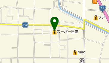 スーパー日東来住店の地図画像