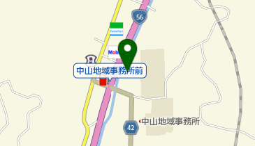 Aコープなかやま店の地図画像