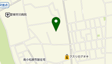 スーパーのアオキ沢津店の地図画像