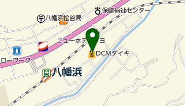 DCM八幡浜店の地図画像