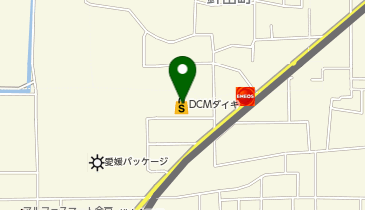 DCM余戸店の地図画像