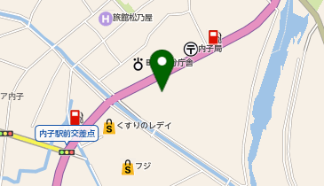 DCM内子店の地図画像