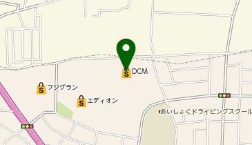 DCM重信店の地図画像