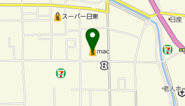 mac久米店の地図画像