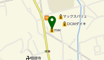 mac西の土居店の地図画像