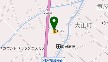mac今治別宮店の地図画像