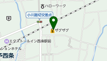 ザグザグ西条大町店の地図画像