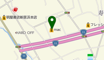 mac松原店の地図画像