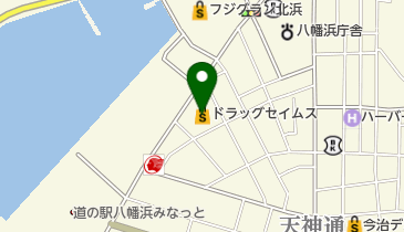 ドラッグセイムス八幡浜北浜店の地図画像
