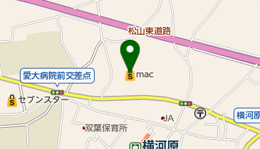 mac東温樋口店の地図画像