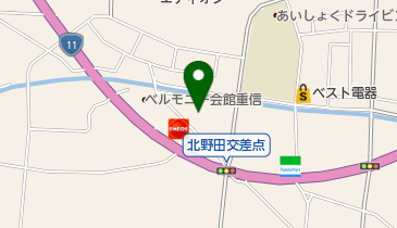 mac東温野田店の地図画像