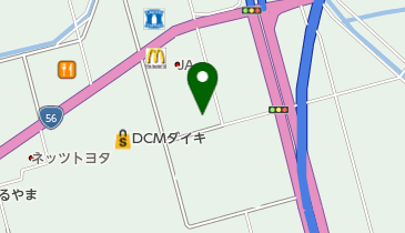 オズメッセ21の地図画像