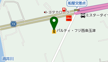 パルティ・フジ西条玉津の地図画像