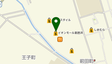 ハニーズ新居浜店の地図画像